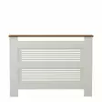 Radiatorskydd Hanah Home Termora Valnöt Vit Spånskiva 112x82x30 cm - Skåp och byråer - 8684283803460 - 5