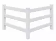 Ranch häststaket 2 st 183 cm för tre ribbor hörnstolpar - Staket och stängselnät - 6438014437040 - 2