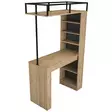 Matbord Hanah Home JA117 Valnöt Svart Spånskiva 120x198,8x55,6 cm - Matbord - 8684283498390 - 9