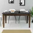 Matbord Hanah Home Milan 518 Valnöt Svart Spånskiva 145x75x88 cm - Matbord - 8683743327300 - 3