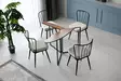 Matbord Hanah Home Yaprak Furu Spånskiva 100x72x100 cm - Matbord - 8683342538800 - 3