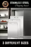 Skärbräda Set Hermia Silver Rostfritt Stål 3 Delar - Köksredskap - 8684283837250 - 2