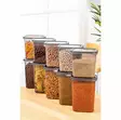 Förvaringslådor (10-pack), antracit, 14 x 14 x 10 cm / 1150 ml, hållbara, lätta att rengöra - Plastlådor och förvaringslådor - 8683742868880 - 1