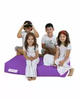Sittsäck Atelier del Sofa Kids Double Seat Lila Polyester 100x50x40 cm - Saccosäckar - 8683743039890 - 6