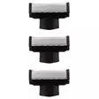 Set med 3 extra rakhuvuden till Melissa 16680054 trimmer Svart - Rakapparater och damrakapparater - 8711902081630 - 10