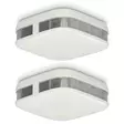 Rökdetektor med kompakt design med 10 års batteri och garanti 2-pack Vit - Brandvarnare och kolmonoxidvarnare - 8711902090380 - 30