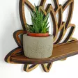 Vägghylla Hanah Home Raf264 Valnöt Plywood 33x26x10 cm - Vägghyllor - 8684282095750 - 3