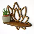 Vägghylla Hanah Home Raf264 Valnöt Plywood 33x26x10 cm - Vägghyllor - 8684282095750 - 1