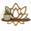 Vägghylla Hanah Home Raf264 Valnöt Plywood 33x26x10 cm - Vägghyllor - 8684282095750 - 2