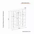 Bokhylla Hanah Home Ample Vit Spånskiva 125x135,7x22 cm - Bokhyllor - 8681181351390 - 7