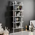 Bokhylla Hanah Home Piante Vit Spånskiva 60x174x22 cm - Bokhyllor - 8681875920970 - 2