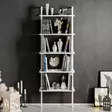Bokhylla Hanah Home Piante Vit Spånskiva 60x174x22 cm - Bokhyllor - 8681875920970 - 3