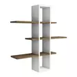 Vägghylla Hanah Home Ardo Valnöt Vit Spånskiva 96x101x19,6 cm - Vägghyllor - 8681875458510 - 1