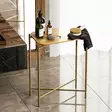 Soffbord Hanah Home Shb003a Guld Trä Metall 40x56x26 cm - Soffbord - 8684282360650 - 2