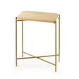 Soffbord Hanah Home Shb003a Guld Trä Metall 40x56x26 cm - Soffbord - 8684282360650 - 1