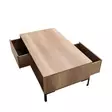 Soffbord Hanah Home Shp665Tt1 Ljus Valnöt Spånskiva 103x42x60 cm - Soffbord - 8684282333890 - 6