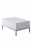 Soffbord Hanah Home Lord Vit Silver Spånskiva 90x40x60 cm - Soffbord - 8684282484110 - 1