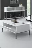 Soffbord Hanah Home Lord Vit Silver Spånskiva 90x40x60 cm - Soffbord - 8684282484110 - 3