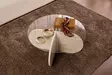 Soffbord Hanah Home Aeris Travertine Härdat Glas Spånskiva 75x35x75 cm - Soffbord - 8684283687640 - 4