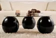 Soffbord Nordure Miro Svart Brons Härdat Glas Polyuretan 85x30x85 cm - Soffbord - 8684283730100 - 6
