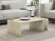 Soffbord Hanah Home Memo Travertine Spånskiva 86,8x32,4x50 cm - Soffbord - 8684283030910 - 2