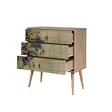 Byrå Hanah Home Trio 727 Sonoma Ek Spånskiva 80x90x40 cm - Byråer och skåp - 8681875340990 - 5