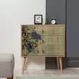 Byrå Hanah Home Trio 727 Sonoma Ek Spånskiva 80x90x40 cm - Byråer och skåp - 8681875340990 - 2