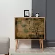 Byrå Hanah Home Trio Sonoma Ek Spånskiva 80x90x40 cm - Byråer och skåp - 8681875341010 - 2