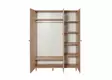 Garderob Hanah Home Mode 220 Sonoma Ek Spånskiva 135x192x52 cm - Garderober - 8681875381030 - 4