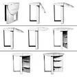 Fällbart Bord Hanah Home Middle Ek Spånskiva 90x77x45 cm - Bord - 8681875178920 - 5