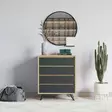 Byrå Hanah Home Suvera Ek Antracit Spånskiva 70x86x40 cm - Byråer och skåp - 8683743190270 - 2