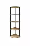 Bokhylla Hanah Home 5 Corner Ek MDF 34x139x34 cm - Bokhyllor - 8684283348640 - 1