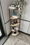 Bokhylla Hanah Home 5 Corner Ek MDF 34x139x34 cm - Bokhyllor - 8684283348640 - 2