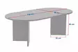 Soffbord Hanah Home Sable Ek Spånskiva 119x40x60 cm - Soffbord - 8684283756810 - 8