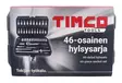 Timco 46-delad hylsnyckelsats - Hylsnyckelsatser - 6438014417110 - 5