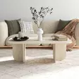 Soffbord Hanah Home Becaj Travertine Spånskiva 120x41,4x60 cm - Soffbord - 8684283801350 - 3