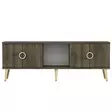 TV-bänk Hanah Home Cey Valnöt Spånskiva 120x30x45 cm - TV-bänkar - 8683742102250 - 5