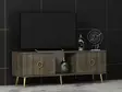 TV-bänk Hanah Home Cey Valnöt Spånskiva 120x30x45 cm - TV-bänkar - 8683742102250 - 3