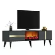 TV-bänk Hanah Home Vania Antracit Spånskiva 150x50x29,6 cm - TV-bänkar - 8684282428480 - 4
