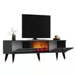 TV-bänk Hanah Home Vania Antracit Spånskiva 150x50x29,6 cm - TV-bänkar - 8684282428480 - 5