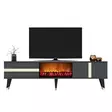 TV-bänk Hanah Home Vania Antracit Spånskiva 150x50x29,6 cm - TV-bänkar - 8684282428480 - 1