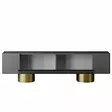 TV-bänk Hanah Home Bohem Antracit Guld Spånskiva 180x50x30 cm - TV-bänkar - 8684283557110 - 7