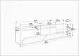 TV-bänk Hanah Home Krog Antracit Vit Spånskiva 160x35x36,8 cm - TV-bänkar - 8683743123810 - 6