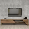 TV-bänk Hanah Home Beril 2 Valnöt Spånskiva 180x37x40 cm - TV-bänkar - 8684282190950 - 4