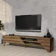 TV-bänk Hanah Home Beril 2 Valnöt Spånskiva 180x37x40 cm - TV-bänkar - 8684282190950 - 2