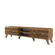 TV-bänk Hanah Home Walnut Valnöt Spånskiva 180x44x35 cm - TV-bänkar - 8681875184310 - 1