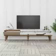 TV-bänk Hanah Home Milan Alt Valnöt Vit Spånskiva 180x40x35 cm - TV-bänkar - 8683742130550 - 5