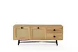 TV-bänk Hanah Home Hapsiyas 140 Ek Spånskiva 140x60x40 cm - TV-bänkar - 8682870168640 - 1