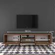 TV-bänk Hanah Home A9 221 Valnöt Spånskiva 180x48,6x35 cm - TV-bänkar - 8681875462470 - 11