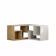 TV-bänk Hanah Home Glis Safir Ek Vit Spånskiva 145x44,8x35 cm - TV-bänkar - 8684283503100 - 5